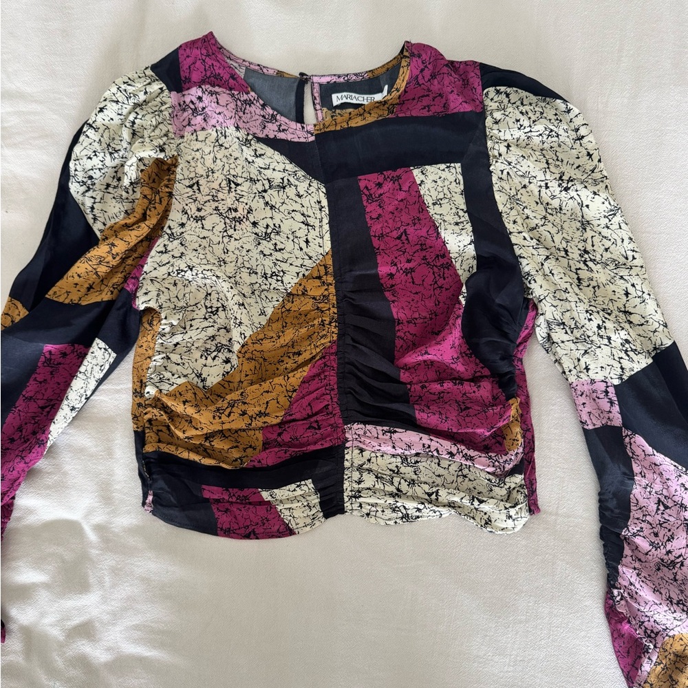100% silk Isabel Marant blouse style